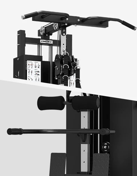 Cortex FT-13 Functional Trainer | Dual Pulley Cable Machine with 100kg Weight Stack