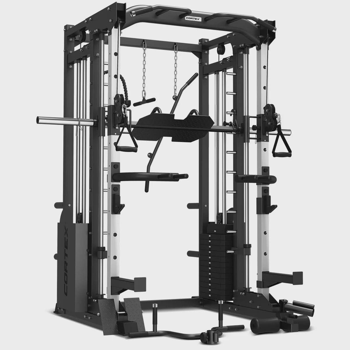 CORTEX SM-25 6-IN-1 POWER RACK WITH SMITH & CABLE MACHINE