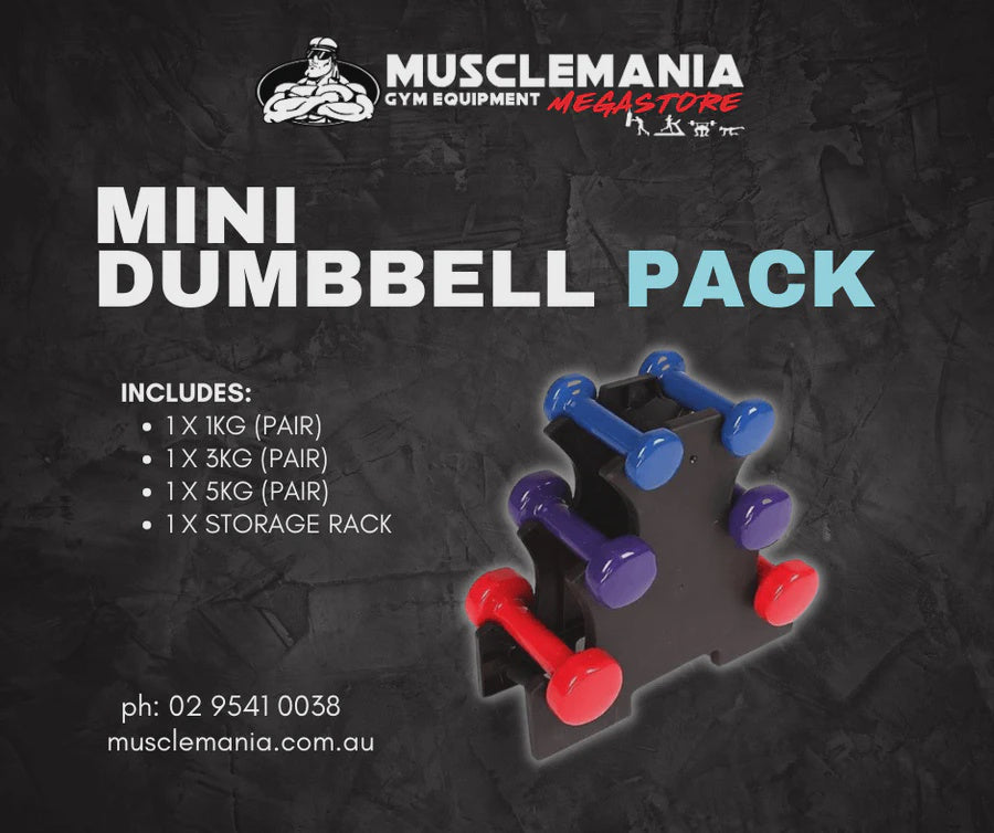 Mini Vinyl Dumbbell Package