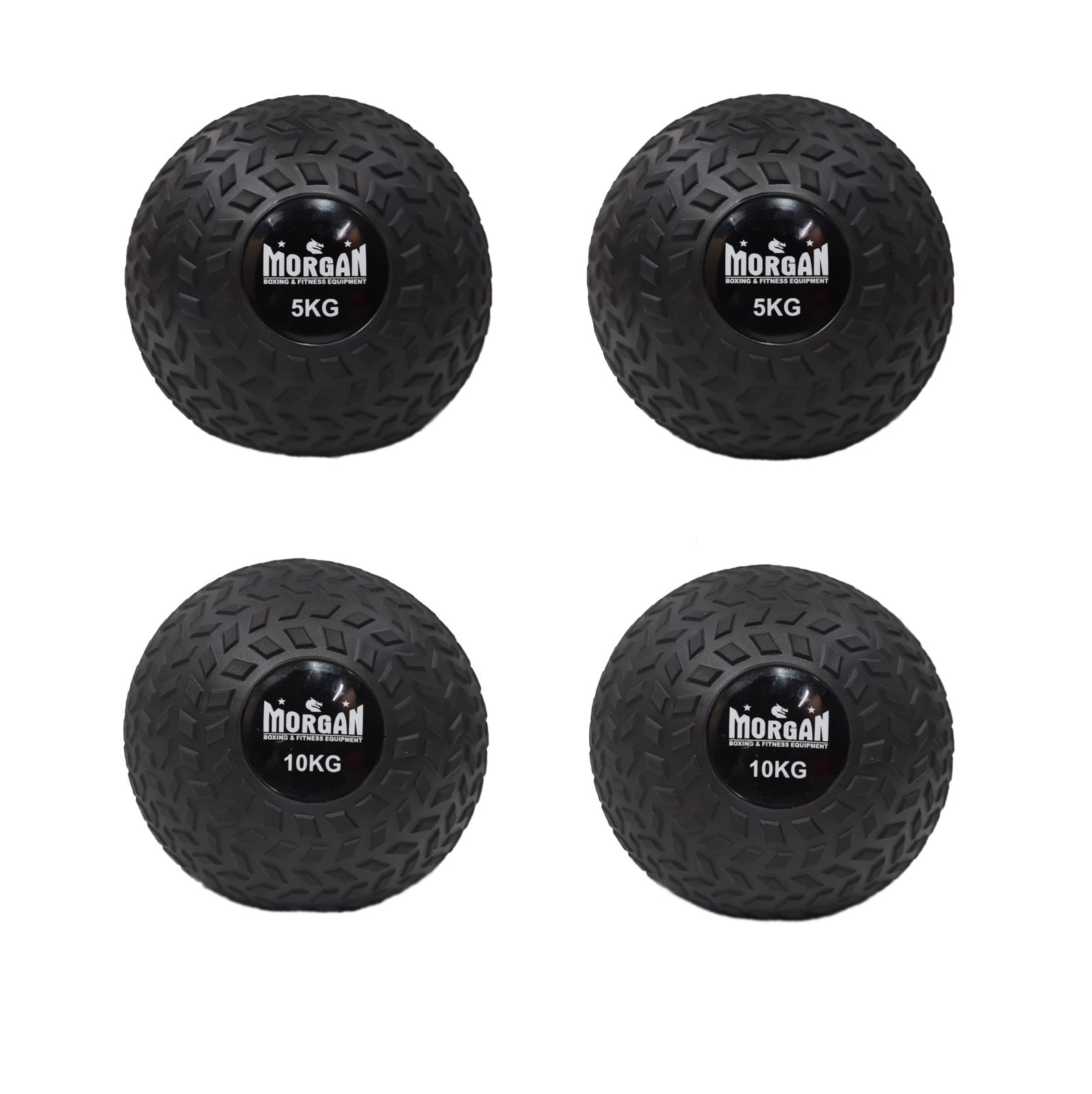 MORGAN SLAM BALL QUAD SET (2 x 5KG + 2 x 10KG) | HEAVY DUTY DEAD BALL TRAINING SET