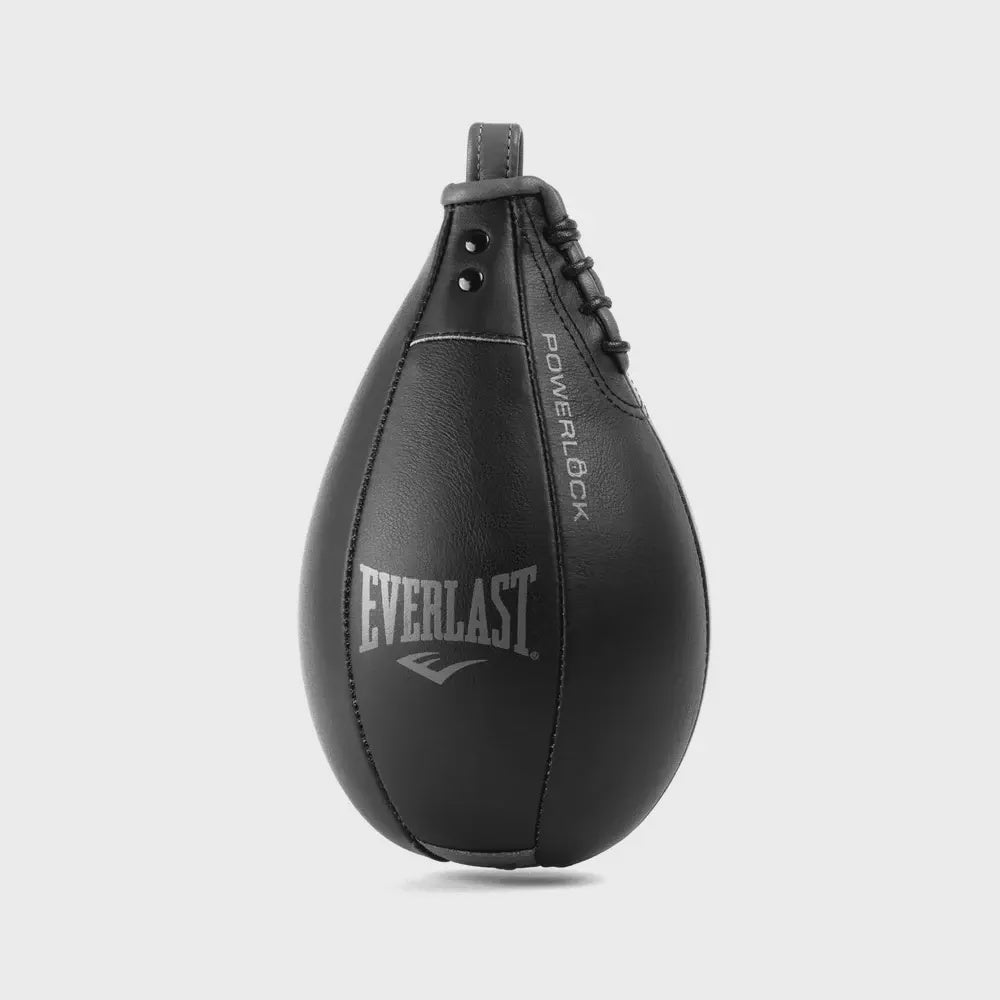 POWERLOCK LEATHER SPEED BAG 9'6 | BLACK & GREY