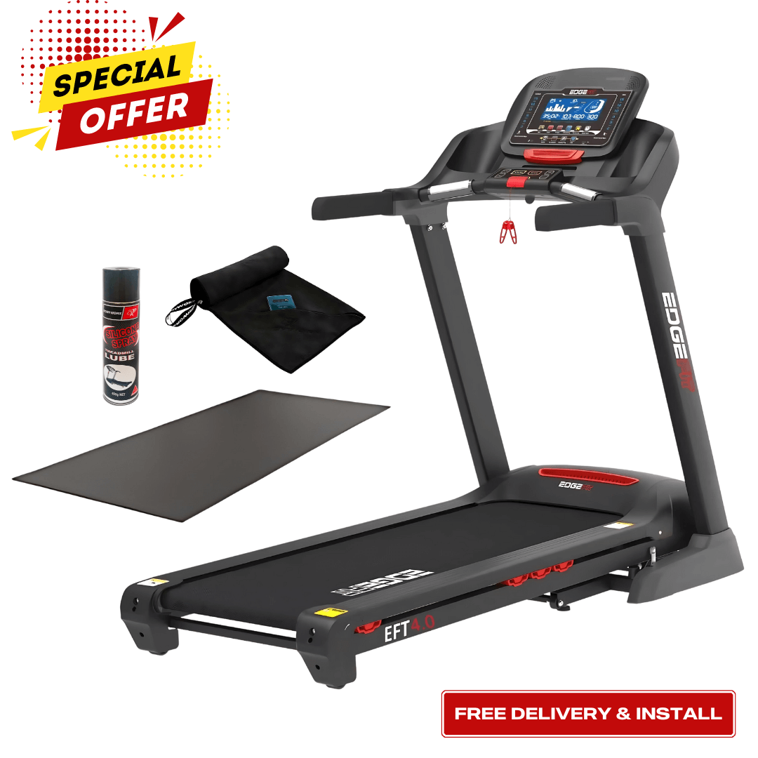 SALE: Edgefit EFT4.0 Treadmill with Bluetooth Music, Bluetooth Connectivity for Kinomap & Swift App.