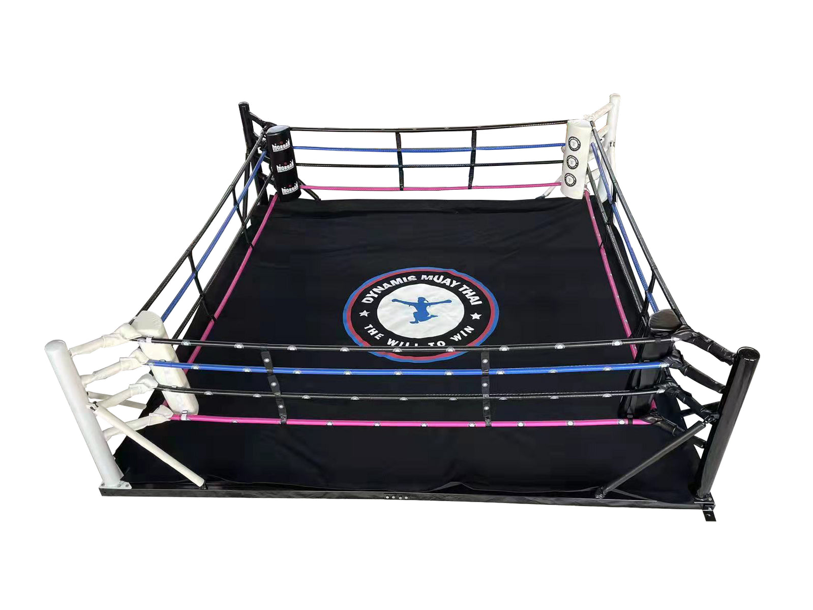 MORGAN CUSTOM FLOOR-MOUNTED BOXING RING 4 METRE | COMMERCIAL GYM & CLUB BOXING RING SYSTEM