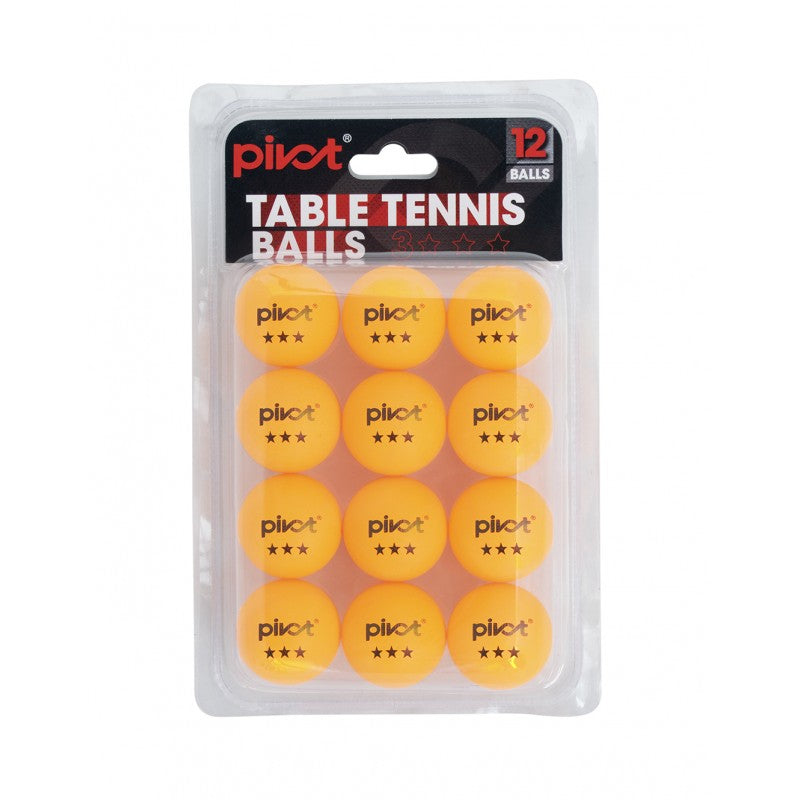 Pivot 3 Star Table Tennis Balls