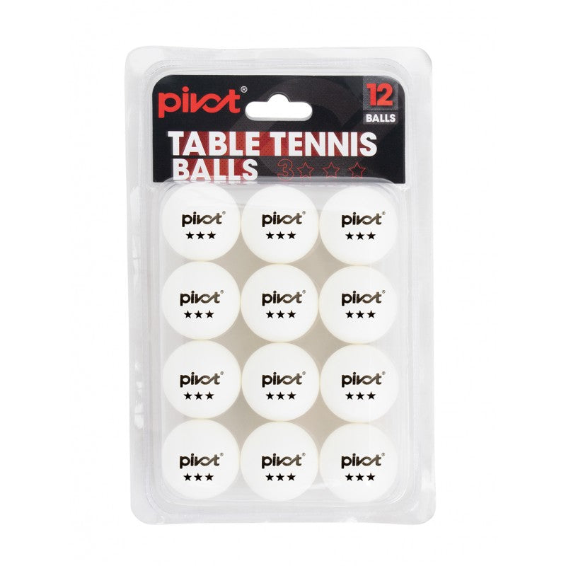 Pivot 3 Star Table Tennis Balls