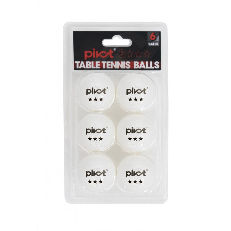 Pivot 3 Star Table Tennis Balls