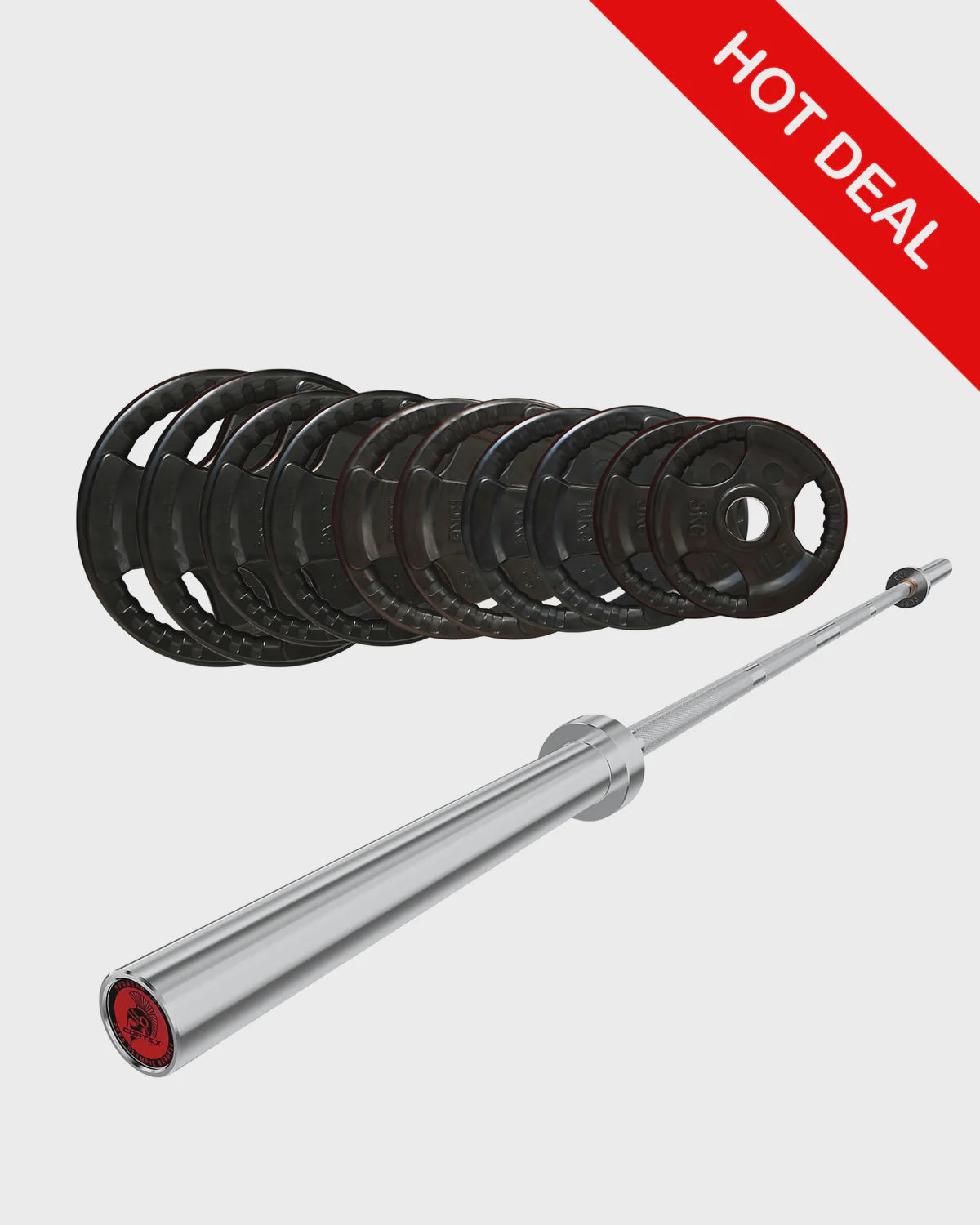 STRENGTH PACK - 150KG Plate Pack + 7FT Spartan Barbell