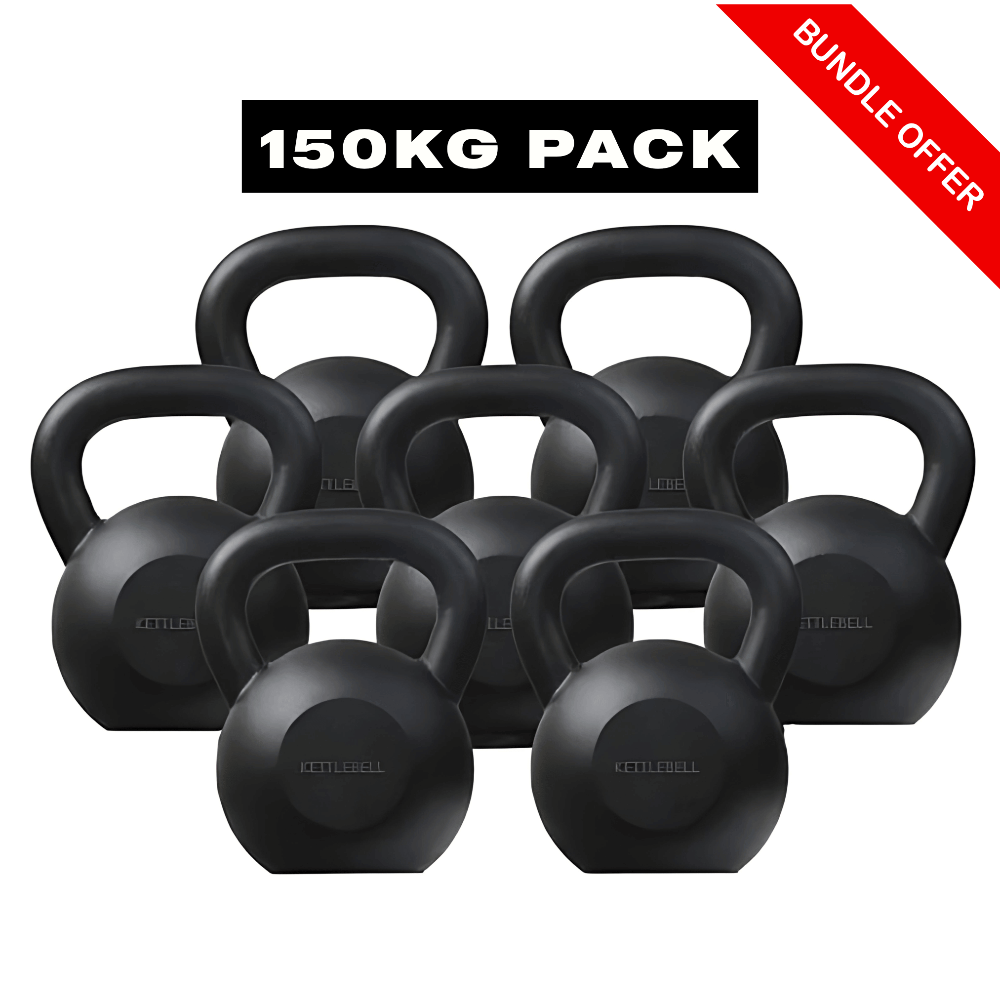 PACKAGE DEAL: Russian Cast Iron Kettlebells - 150kgs