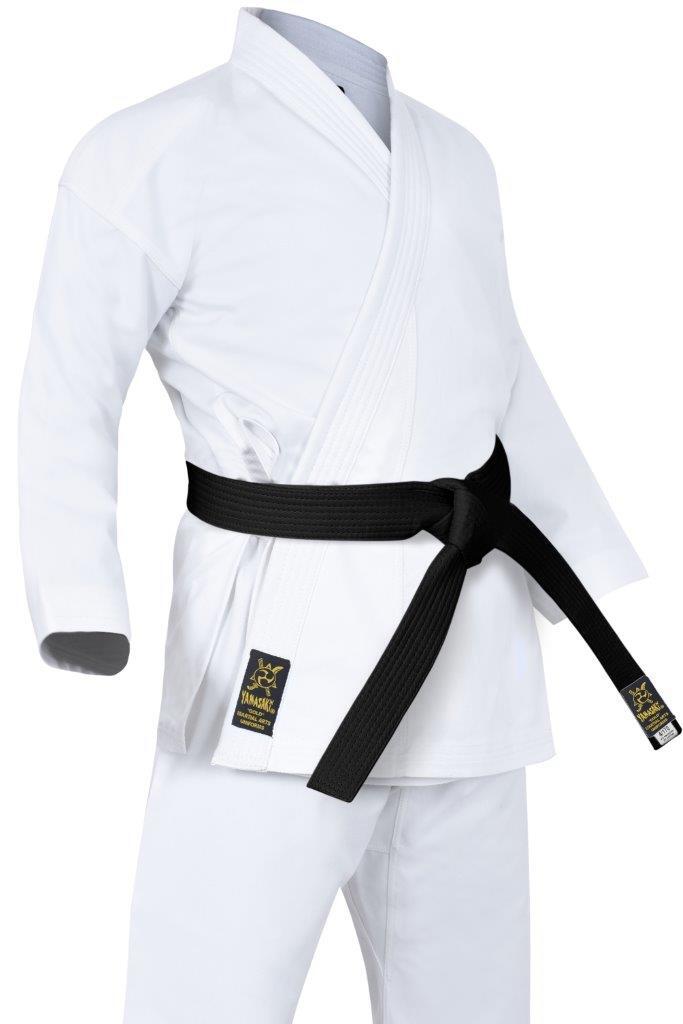 YAMASAKI GOLD DELUXE BRUSHED CANVAS KARATE UNIFORM - 14OZ
