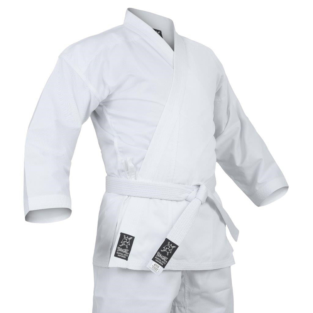 YAMASAKI PRO V2 WHITE KARATE UNIFORM (10OZ)