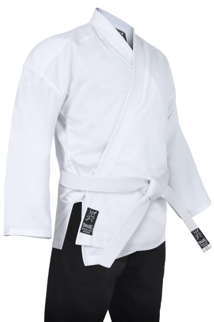 YAMASAKI PRO BLACK & WHITE KARATE UNIFORM (10OZ)