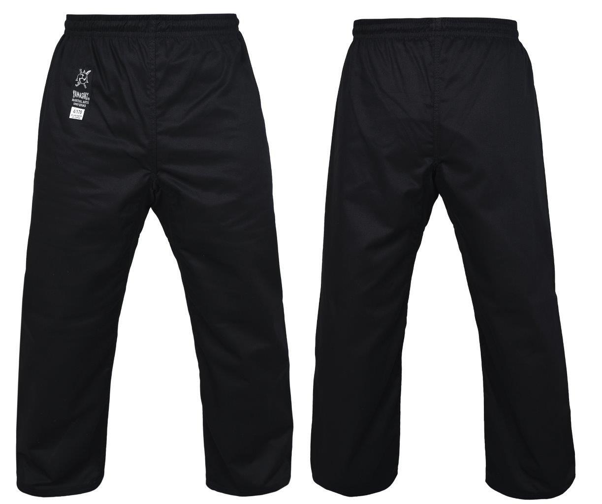 YAMASAKI PRO GI MARTIAL ARTS PANTS | BLACK [10OZ]