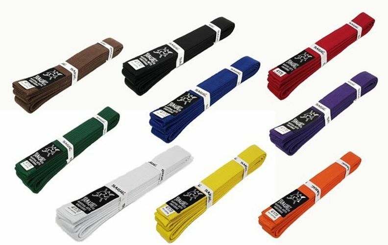 YAMASAKI DELUXE COLOURED MARTIAL ARTS BELTS