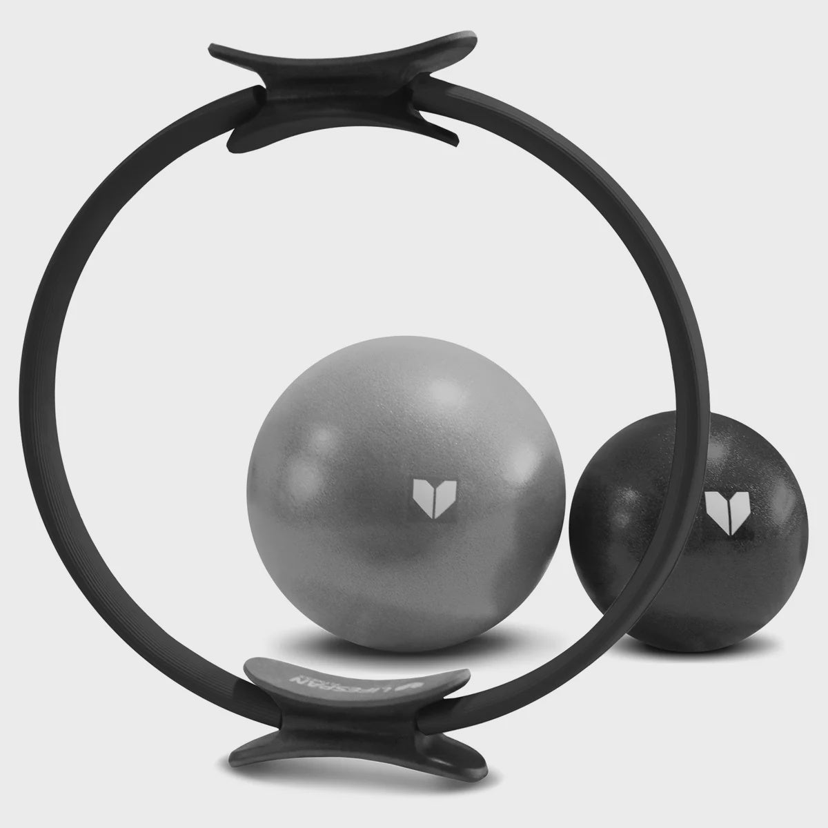 Lifespan Pilates Set:  38cm Pilates Ring + 15cm Small & 22cm Medium Pilates Ball