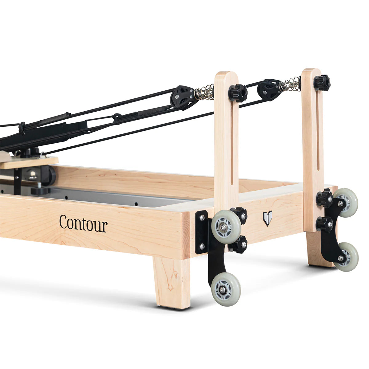 AVAILABLE NOW: Lifespan Fitness Contour Folding Wooden Pilates Reformer,  Beige - See in Our Menai Showroom Now!