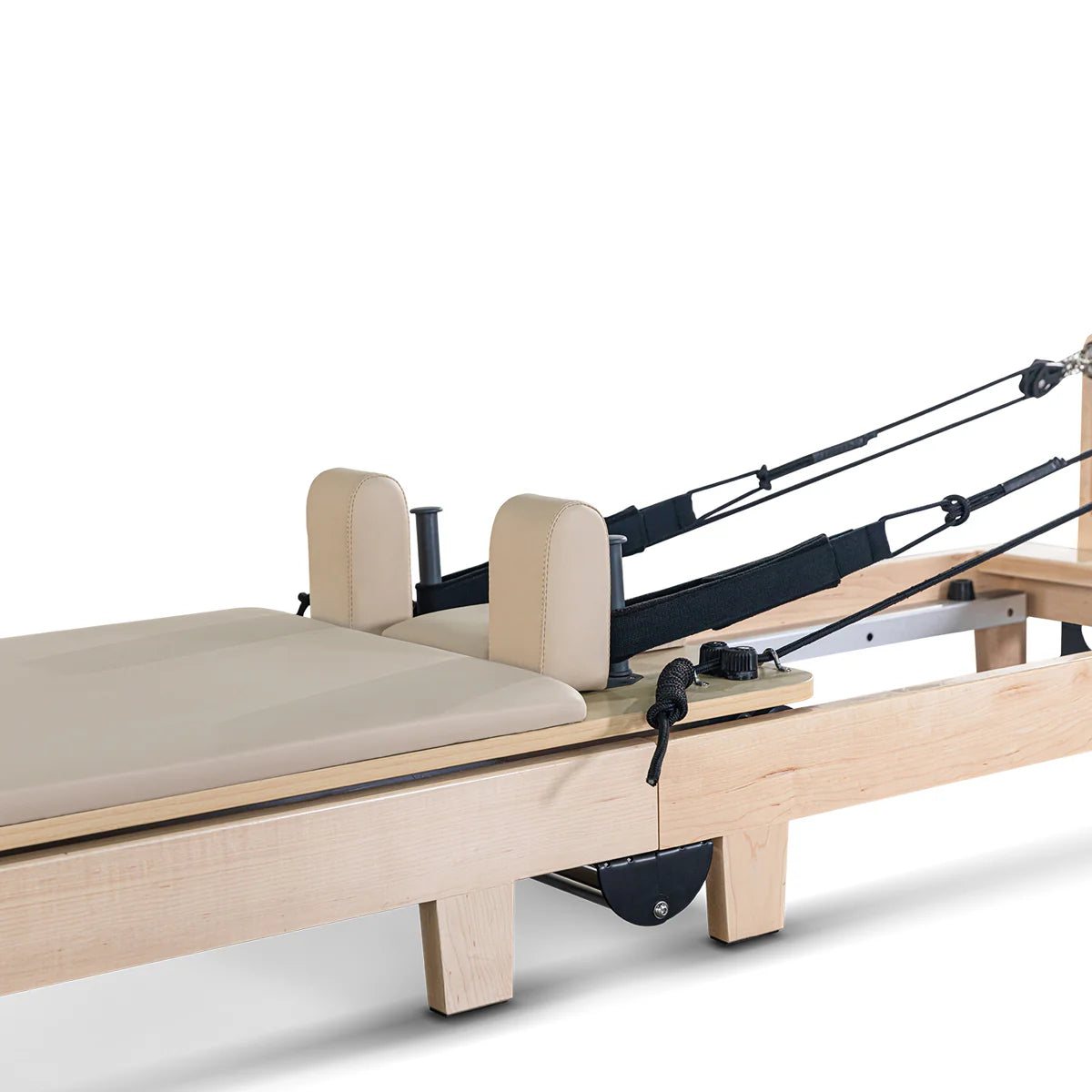 AVAILABLE NOW: Lifespan Fitness Contour Folding Wooden Pilates Reformer,  Beige - See in Our Menai Showroom Now!