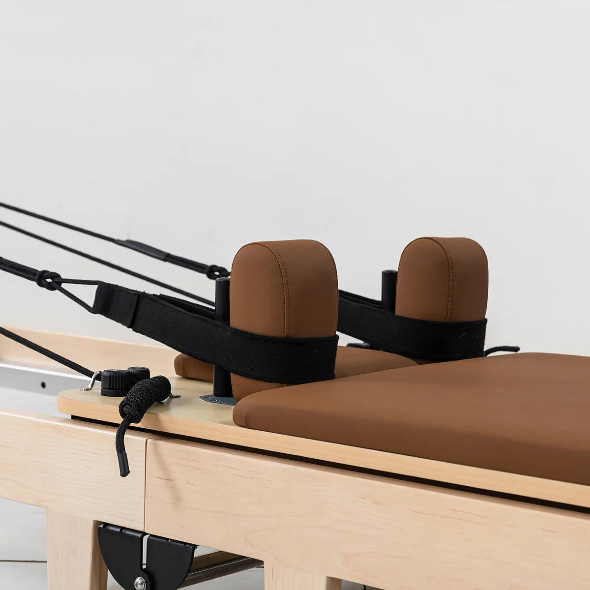 PRE ORDER: Lifespan Fitness Contour Folding Wooden Pilates Reformer Machine (Espresso) - Due June 2026