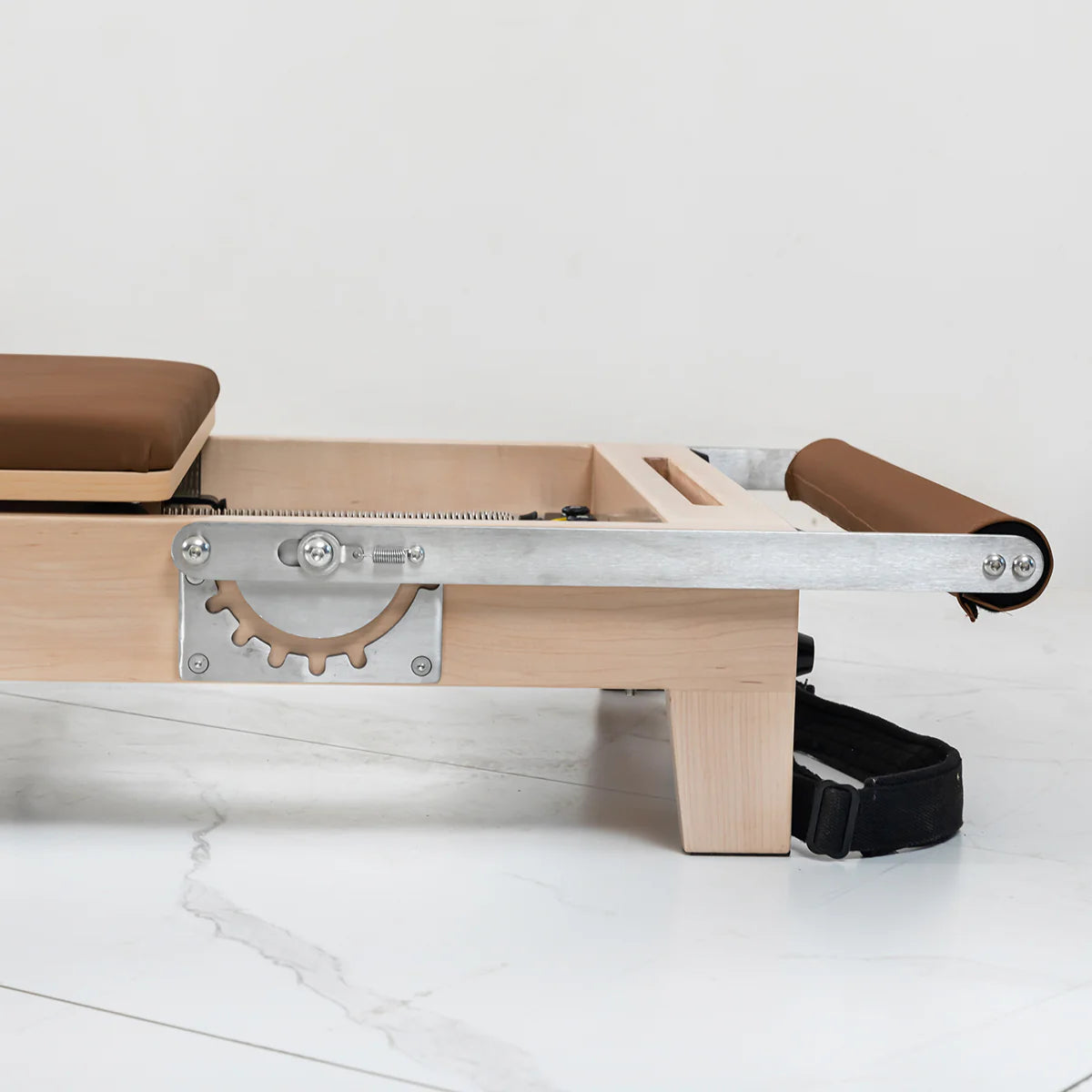 PRE ORDER: Lifespan Fitness Contour Folding Wooden Pilates Reformer Machine (Espresso) - Due June 2026