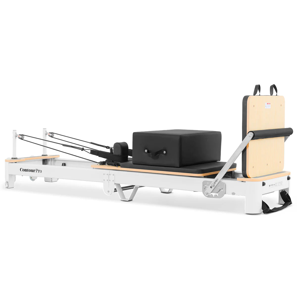 Lifespan Fitness Contour Pro Folding Aluminium Pilates Reformer Machine - Black