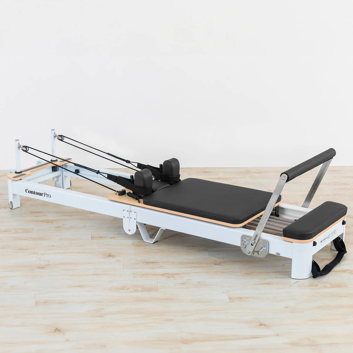 Lifespan Fitness Contour Pro Folding Aluminium Pilates Reformer Machine - Black