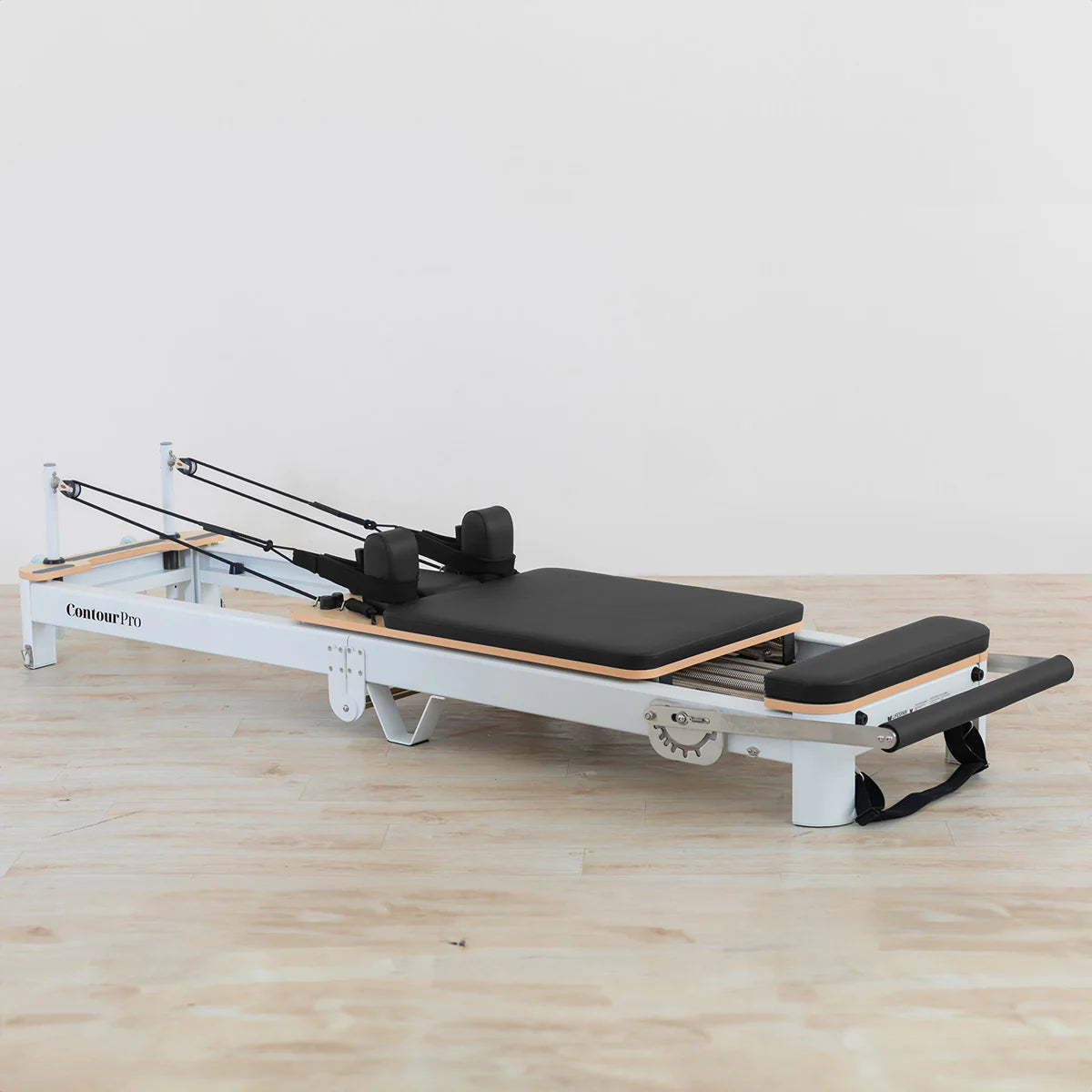 Lifespan Fitness Contour Pro Folding Aluminium Pilates Reformer Machine - Black
