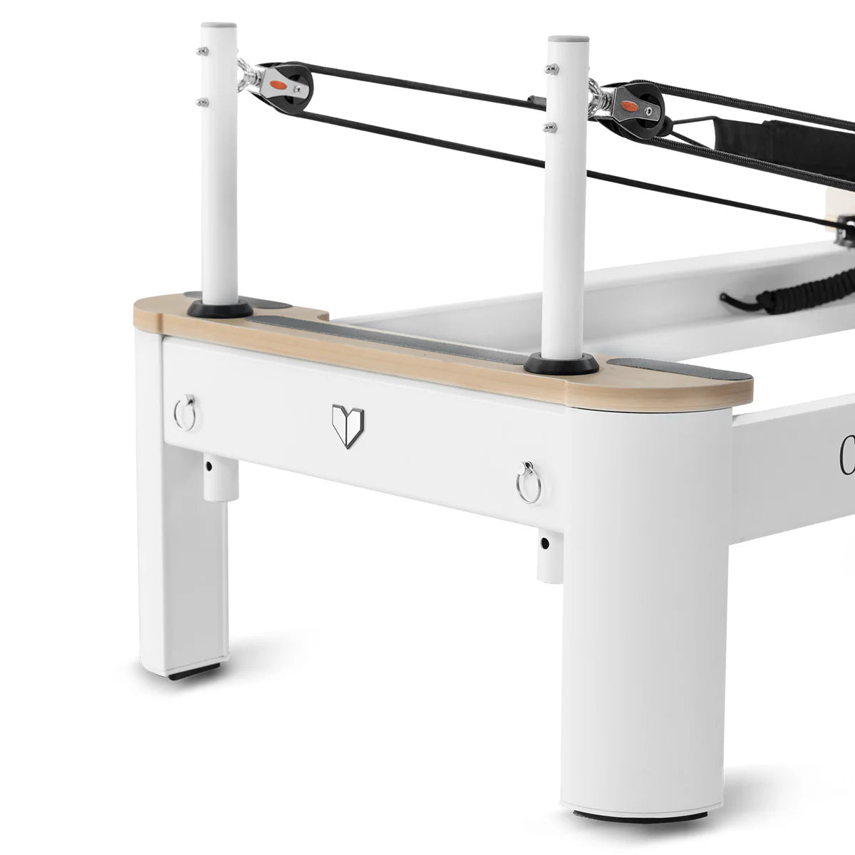 Lifespan Fitness Contour Pro Aluminium Pilates Reformer Bed Set, Beige - (Suitable for Clinics)