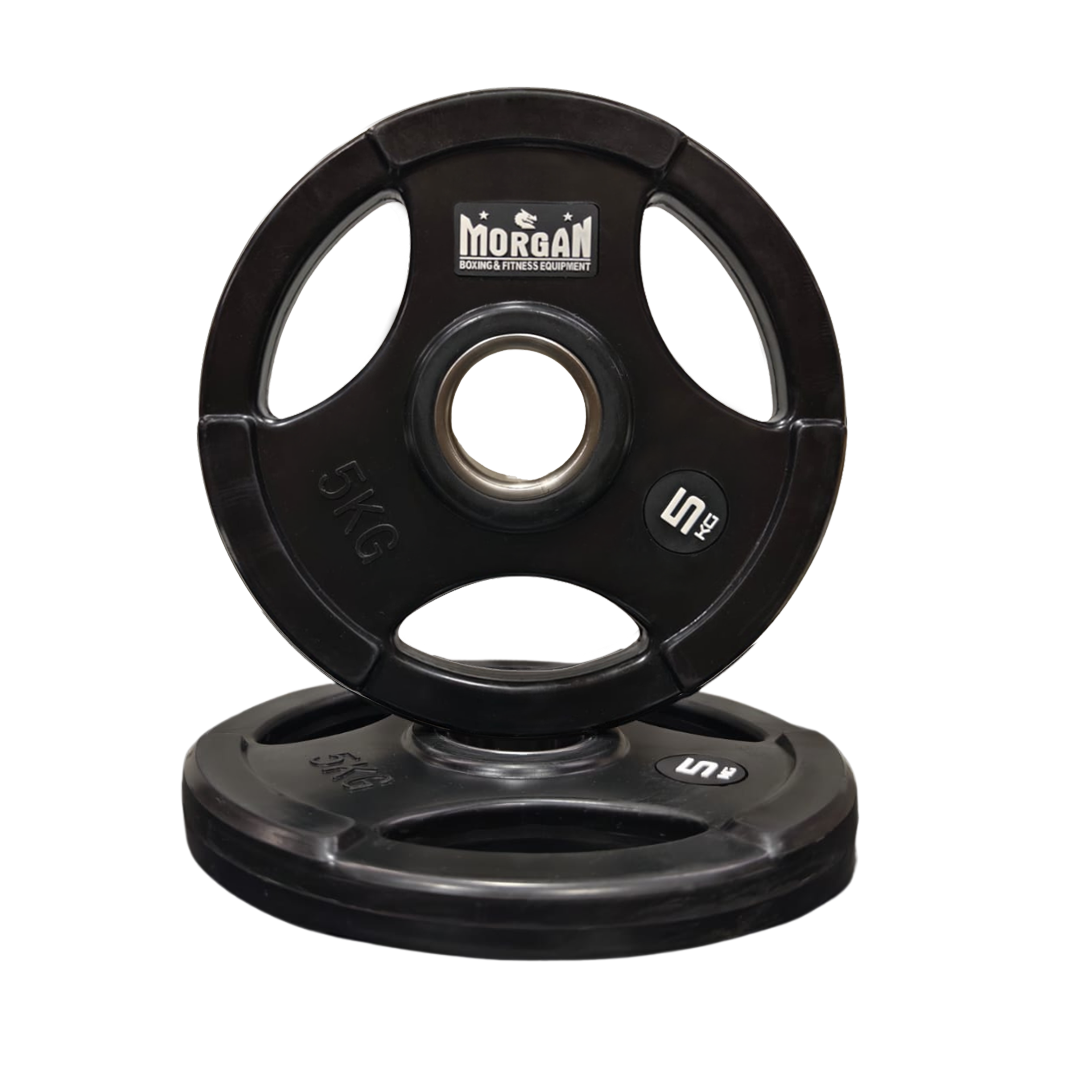 MORGAN 100KG OLYMPIC WEIGHT PLATE PACK | 5KG–20KG RUBBER PLATES [PAIRS]