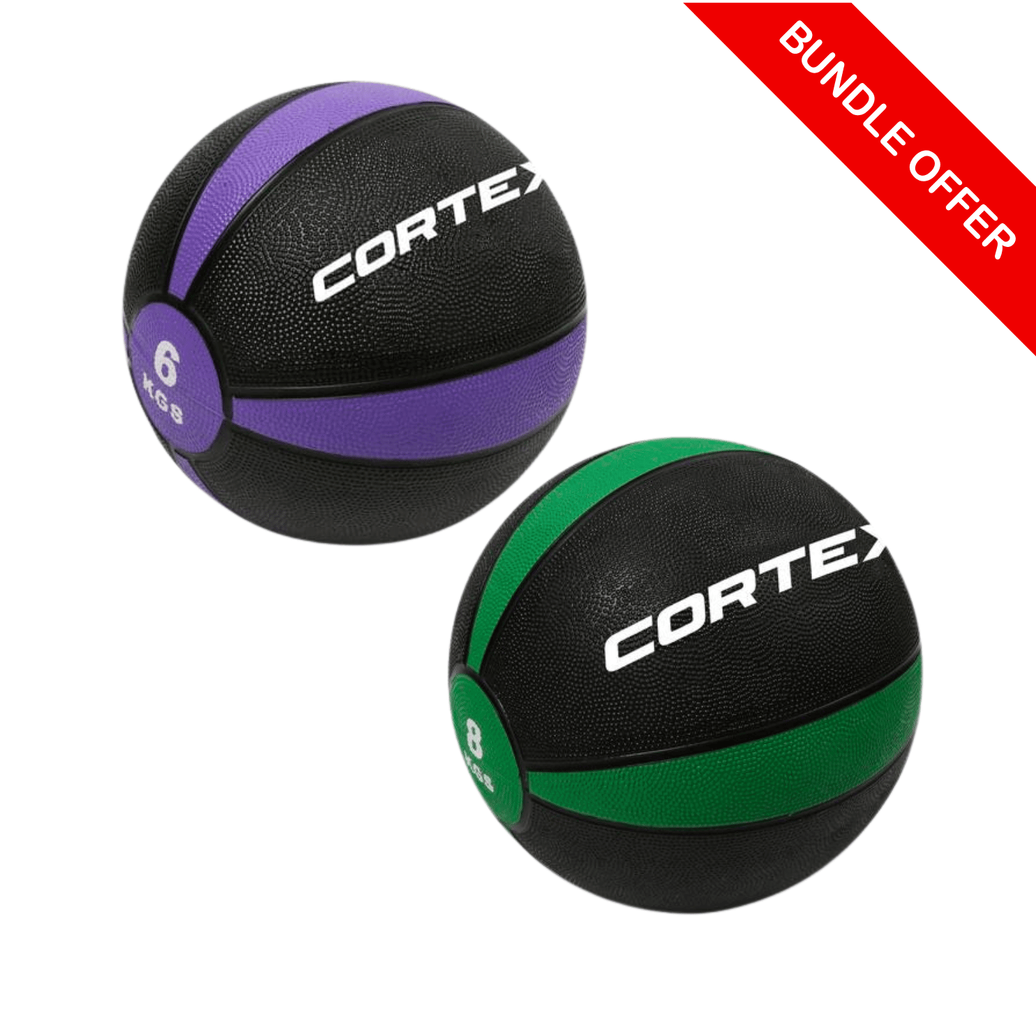 PACKAGE DEAL: CORTEX 6KG & 8KG MEDICINE BALLS