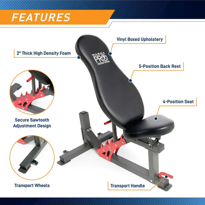 FATHER'S DAY SPECIAL: Marcy Pro Smith Machine Home Gym Training System Cage with Bench | SM-4903