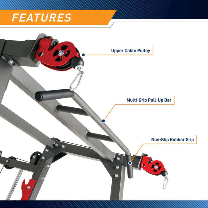 SHOWROOM MODEL SPECIAL: Marcy Pro Smith Machine Home Gym Training System Cage with Bench | SM-4903