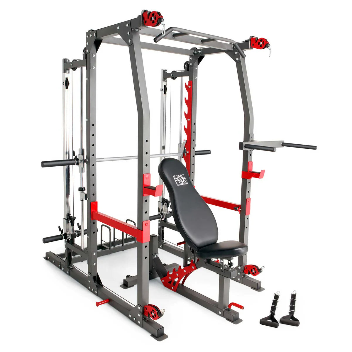SHOWROOM MODEL SPECIAL: Marcy Pro Smith Machine Home Gym Training System Cage with Bench | SM-4903