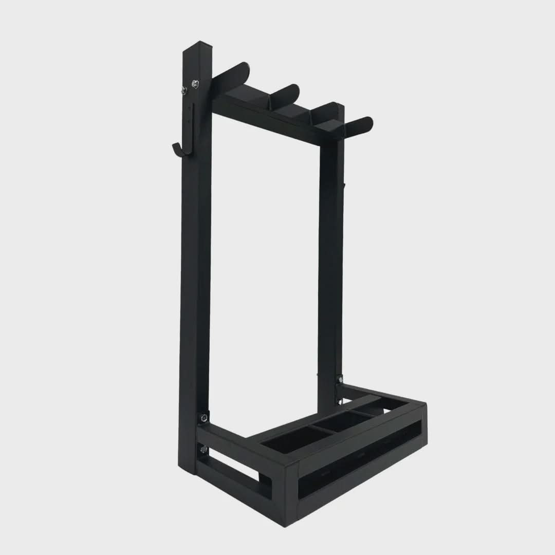 AEROBIC BAR - WEIGHTED BODY BAR STORAGE STAND RACK