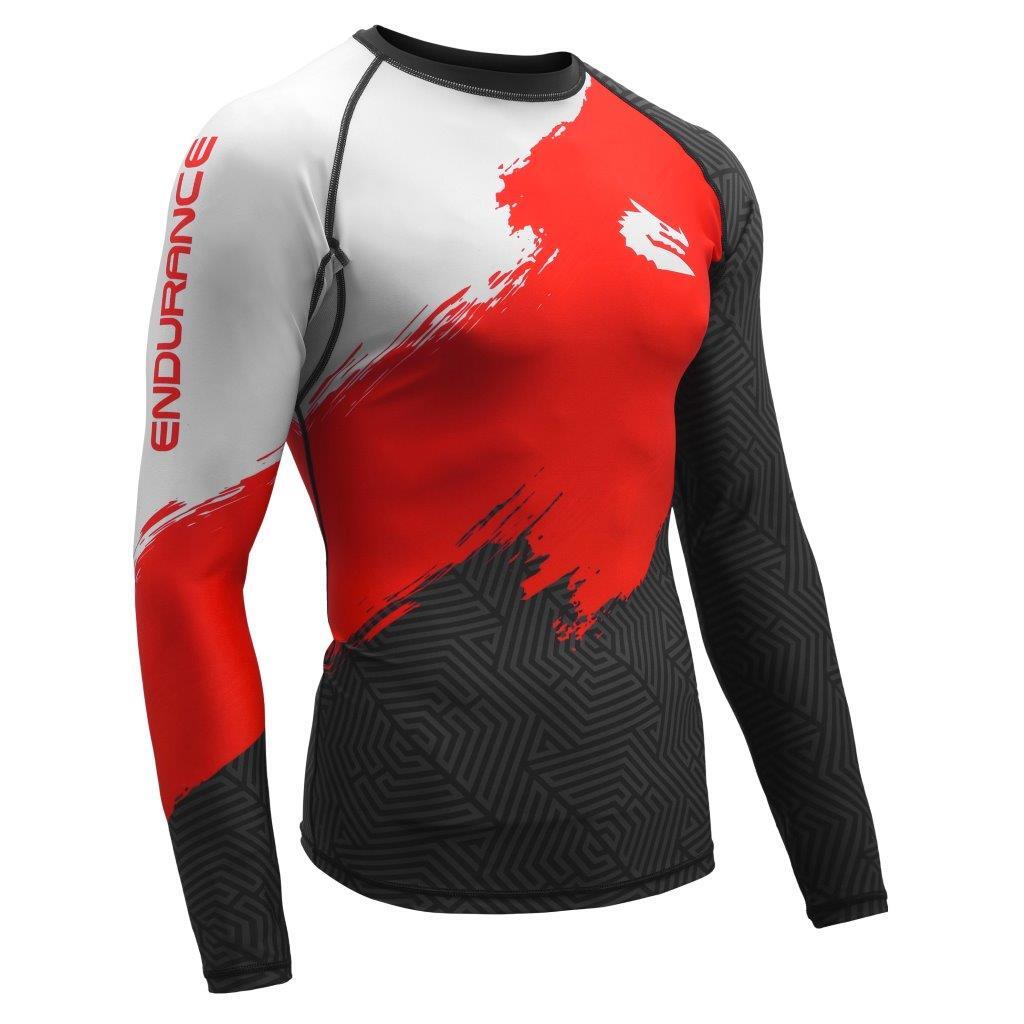 MORGAN ENDURANCE SERIES RASH GUARD | NO-GI MMA & BJJ COMPRESSION TOP FOR GRAPPLING TRAINING