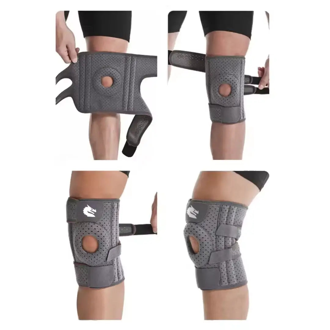 MORGAN KNEE BRACE WITH SIDE STABILISERS & PATELLA GEL PAD