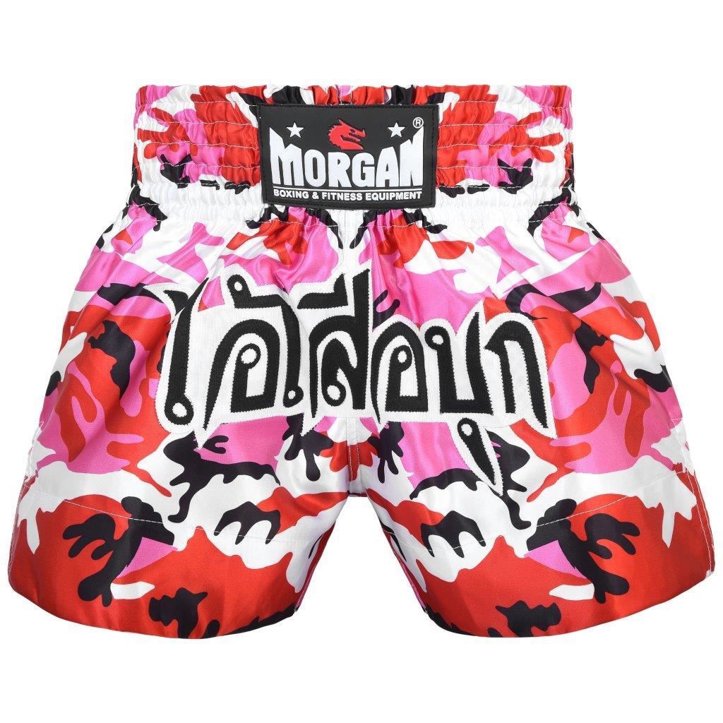 MORGAN PINK DIABLA CAMO WOMEN'S MUAY THAI SHORTS