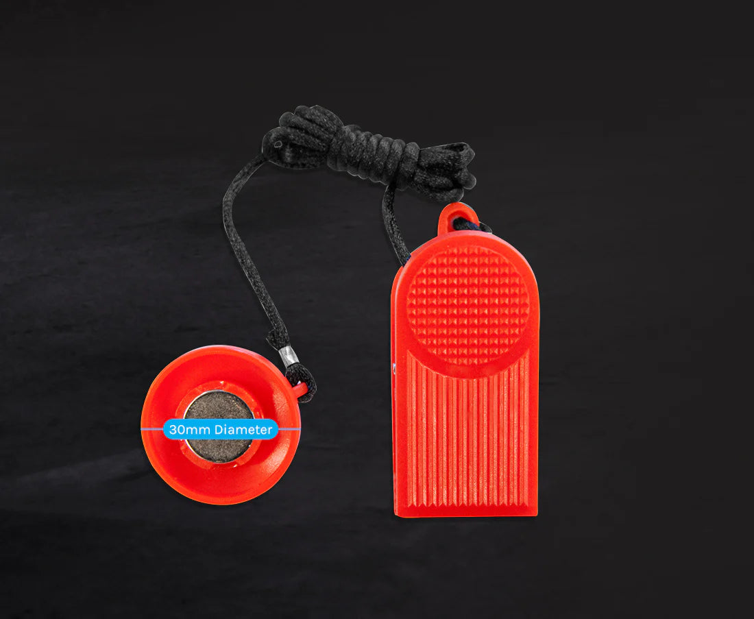 TREADMILL SAFETY KEY 30MM DIAMETER | UNIVERSAL MAGNETIC REPLACEMENT TREADMILL KEY WITH CLIP