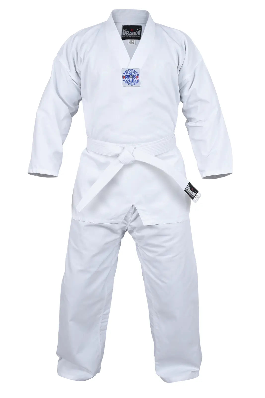 DRAGON DELUXE TAEKWONDO UNIFORM 8OZ | LIGHTWEIGHT MARTIAL ARTS DOBOK FOR TRAINING & COMPETITION