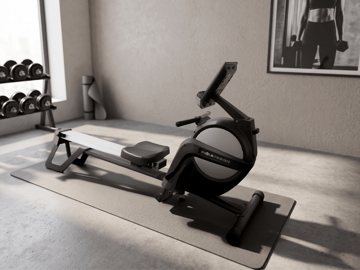 Pure Design PR4S PRO Magnetic Rower | 32-Level Folding Rowing Machine