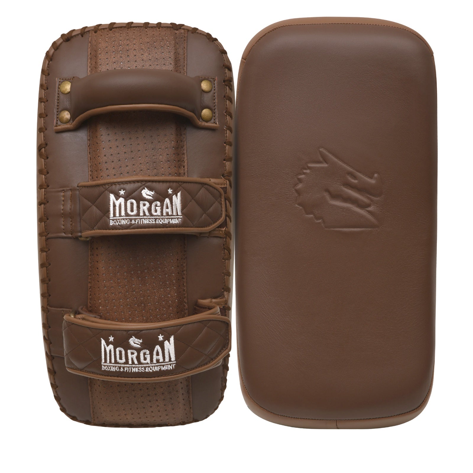 Morgan 1918 Heritage Curved Thai Kick Pads | Elite Striking Power