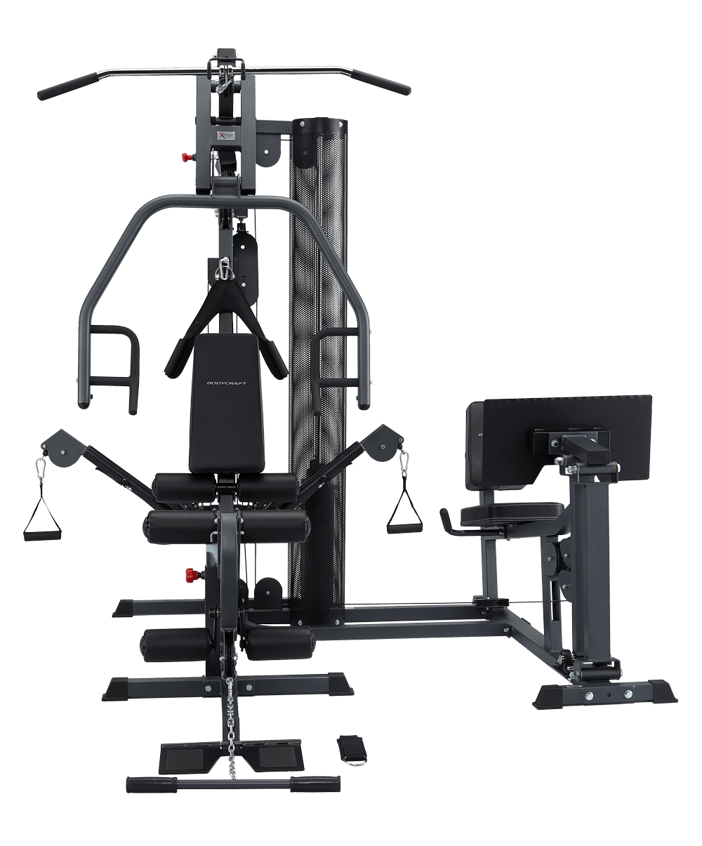 SALE:  BODYCRAFT L7860G -PREMIUM DELUXE  XPRESS PRO TRAINING SYSTEM* with Double-Up Cabling System + 5 BLUE FLECK RUBBER FLOOR TILES!