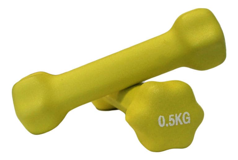 CLEARANCE:  Neoprene Dumbbells, sold in pairs from 0.5kg: