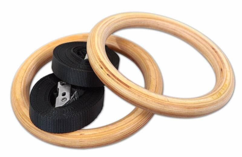 SPECIAL - Wooden Gymnastic Rings Set (Gym Ring) - Musclemania Fitness MegaStore