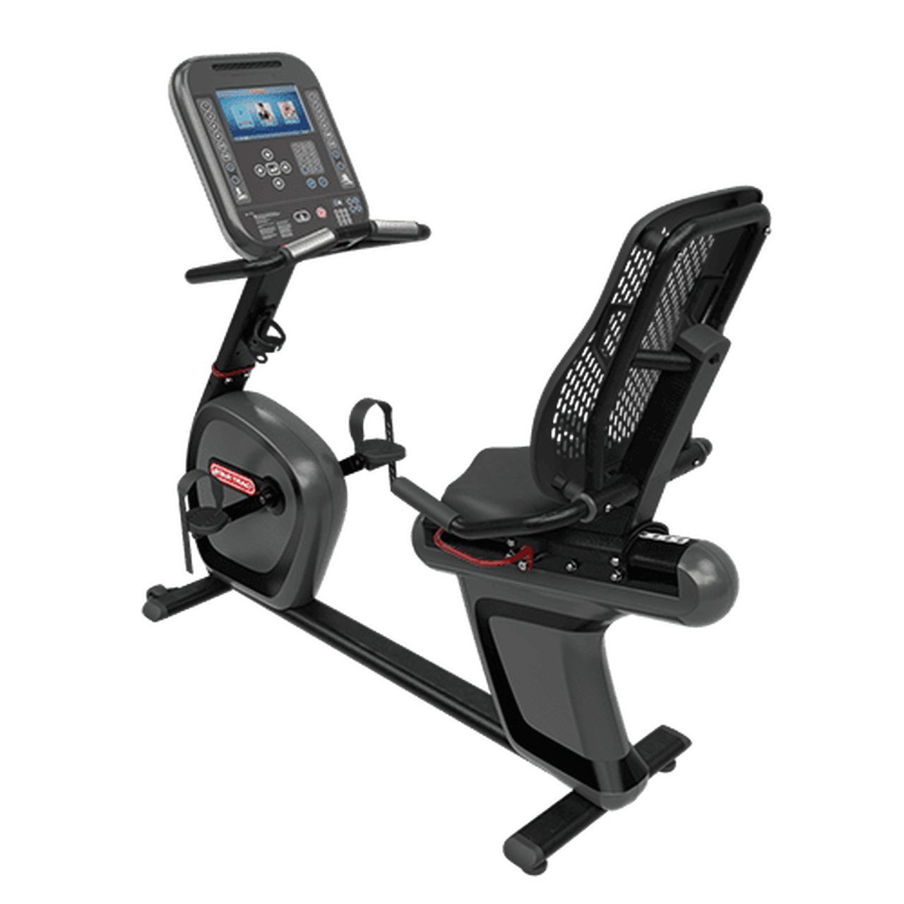Star Trac 4 Series Commercial Recumbent Bike W/ 10" LCD Console