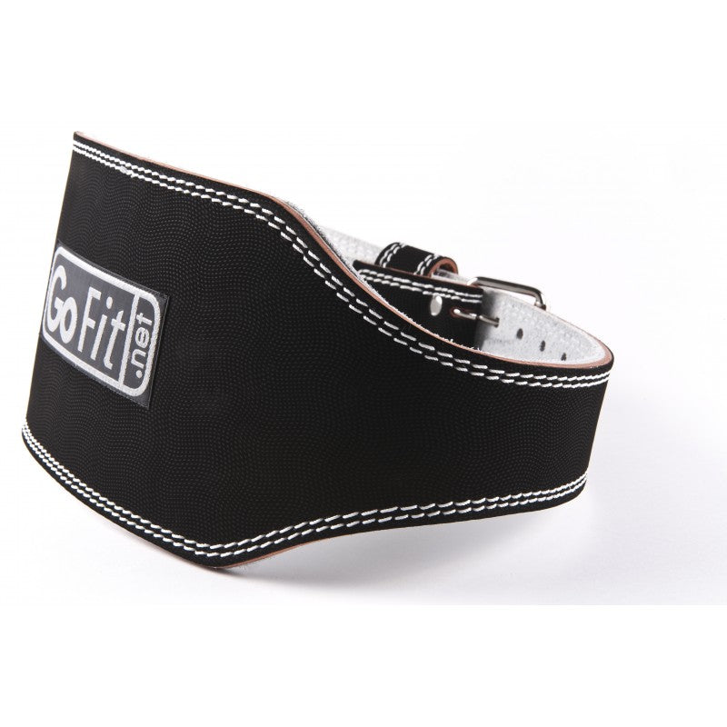 GOFIT GF-6PLB-XL 6" PADDED ETCHED LEATHER LIFTING BELT - EOFY SALE