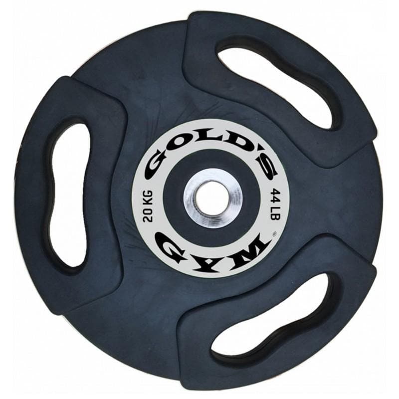GOLD'S GYM PREMIUM OLYMPIC RUBBER GRIP WEIGHT PLATES - Musclemania Fitness MegaStore