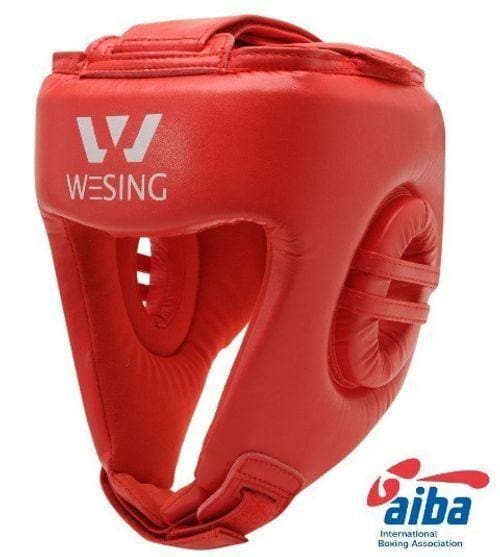 MORGAN WESING AIBA APPROVED LEATHER HEAD GUARD - Musclemania Fitness MegaStore