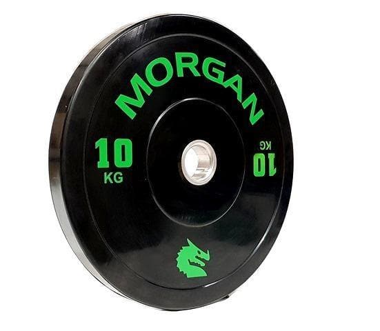 MORGAN 10KG OLYMPIC BUMPER PLATES (PAIR) - Musclemania Fitness MegaStore