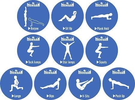 MORGAN EXERCISE DOTS PACK (10PCS) | FITNESS & AGILITY MARKERS