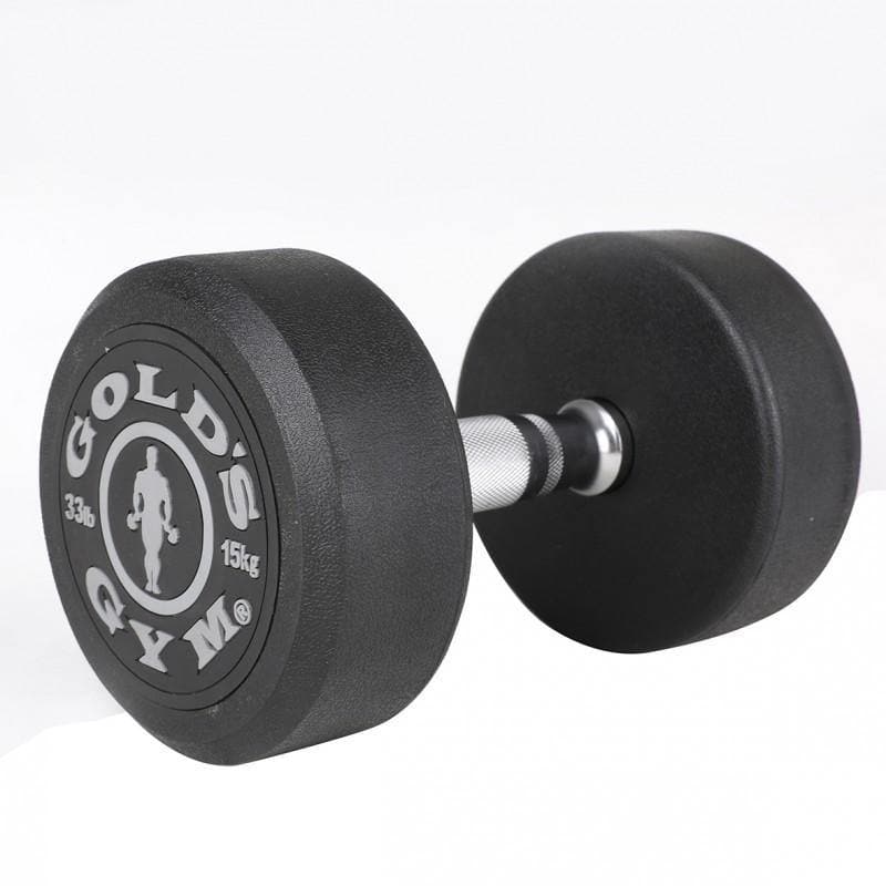 GOLD'S GYM PREMIUM RUBBER DUMBBELLS, Sold in Pairs - Musclemania Fitness MegaStore