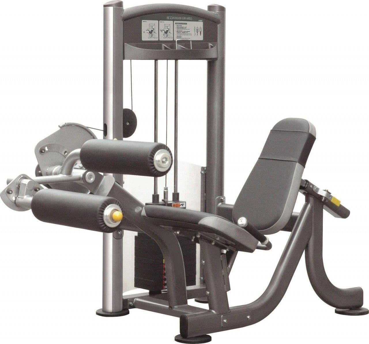 Impulse IT9307 Full-Commercial Seated Leg Curl, 91kg stack (200lbs) - Musclemania Fitness MegaStore